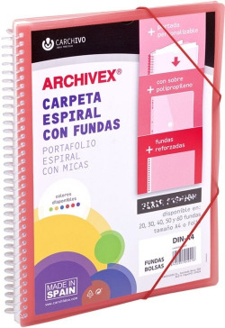 DOSSIER 50 COUVERTURES CANGURO A4 ARCHIVEX STAR ROUGE