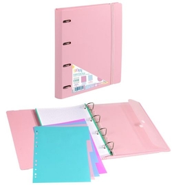 CARPEBLOCK FOAM SOFT ROSA A4+ 4 ANELLES 35MM AMB RECANVI