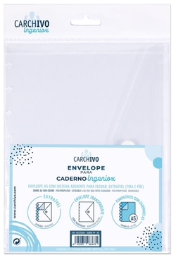 BLISTER DOSSIER ENVELOPPE INGENIOX A5 PP TRANSPARENT