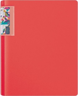 CAPA ARGOLAS A4 4 ARGOLAS 25MM FOAM STYLE VERMELHO