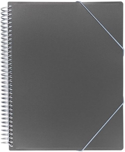 DOSSIER 20 COUVERTURES SPIRALE Fº ARCHIVEX METAL COULEUR GRIS
