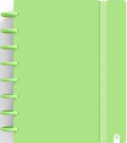 CAHIER INGENIOX A5 80H CUADRICULA VERT PASTEL