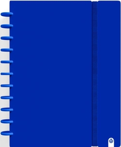 CADERNO INGENIOX A4 80H CUADRICULA AZUL OSCURO