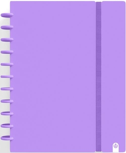 CADERNO INGENIOX A4 80H CUADRICULA VIOLETA