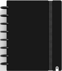 CAHIER INGENIOX A5 80H CUADRICULA NOIR