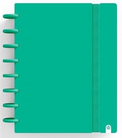 CADERNO INGENIOX A5 80H HORIZONTAL VERDE
