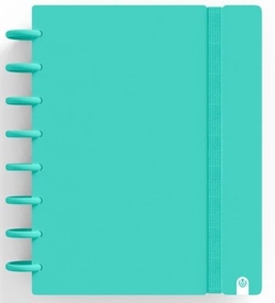 CADERNO INGENIOX A5 80H HORIZONTAL MENTA PASTEL