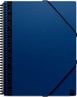 DOSSIER 40 COUVERTURES ARCHIVEX MY RULES BLEU FONCÉ