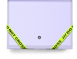 BELLOWS FOLDER Fº PP NOT CROSS 13 DEPARTMENTS MAUVE RIBET