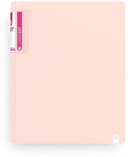CARPETA ANILLAS A4 4 ANILLAS 40MM FOAM SOFT ROSA