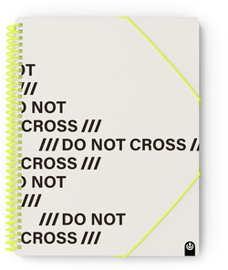 CARPETA Fº PP NOT CROSS 40 FUNDAS GRIS