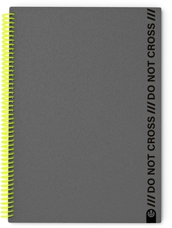 QUADERN A4 ESPIRAL NOT CROSS 100H CUADRICULA CARBON