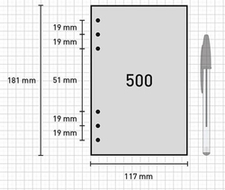 RECARGA LISO OPEN R442 91X152MM