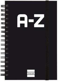 INDICE TELEFONICO A-Z 10X15CM ESPIRAL NEGRE