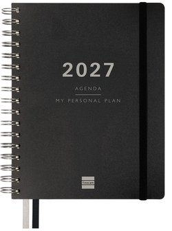SCHOOL AGENDA 26-27 4º SVV 16M TEMPUS BLACK SPIRAL