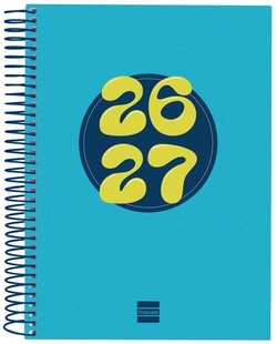 L'AGENDA SCOLAIRE 26-27 4º DP COOL BLEU SPIRALE