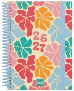 AXENDA ESCOLAR 26-27 4º DP DIVA SPRING ESPIRAL