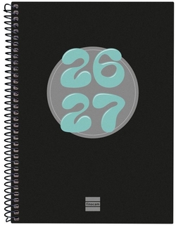 (CAT)AGENDA ESCOLAR 26-27 COOL 4º DP NEGRO