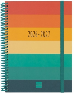 SCHOOL AGENDA 26-27 4th SVH DIVA COLORS SPIRAL