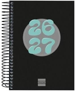 (CAT)AGENDA SCOLAIRE 26-27 COOL 8º DP NOIR