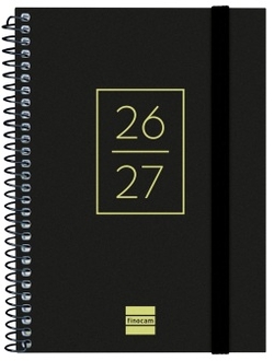 L'AGENDA SCOLAIRE 26-27 8º DP SEC NOIR SPIRALE
