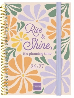AGENDA ESCOLAR 26-27 8º SVH SEC SHINE ESPIRAL