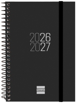 AGENDA ESCOLAR 26-27 E10 DP ESPIR NEGRO ESPIRAL