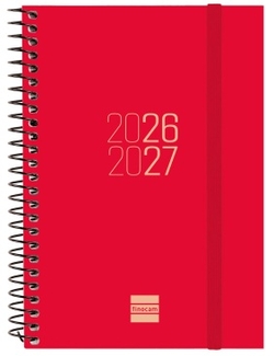 AGENDA ESCOLAR 26-27 E10 DP ESPIR VERMELHO ESPIRAL