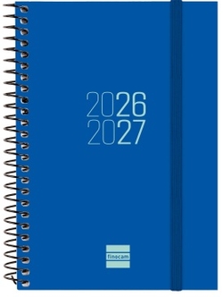 AXENDA ESCOLAR 26-27 E10 DP ESPIR AZUL ESPIRAL