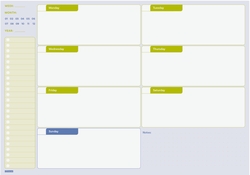 BARI PLANNER A4 HWEKLY INTL
