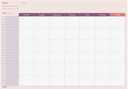 BARI PLANNER A4 MTHLY INTL