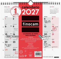 CALENDARIO PARED ESCRIBIR M 2027 265X245MM