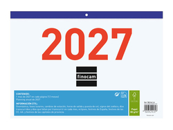 CALENDARIO FALDILLA NUMEROS GRANDES 2027 M/VISTA 300X210MM