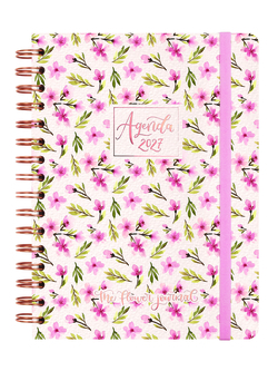 ANNUAL AGENDA THE FLOWER JORUNAL 2027 E10 SVH PINK