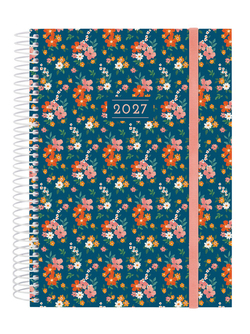 AXENDA ANUAL DESIGN COL E10 1DP 2027 FLORA