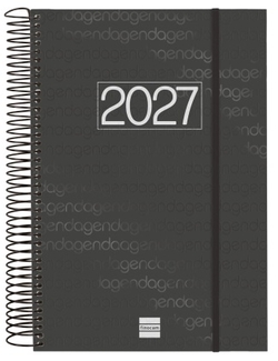 (CAT) SPIRAL ANNUAL PLANNER E11 DP 2027 YEAR BLACK