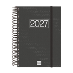 AXENDA ANUAL YEAR E10 1DP 2027 NEGRO
