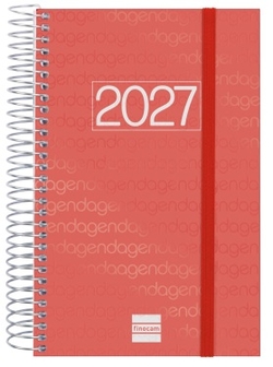 (CAT) ANNUAL SPIRAL AGENDA E5 DP 2027 YEAR VERMELL