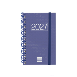 AGENDA ANUAL YEAR E3 SEMANA VISTA HORIZONTAL 2027 AZUL