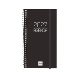 AXENDA ANUAL OPAQUE E9 SVH 2027 NEGRO
