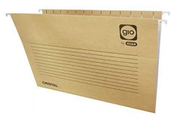 C/25 CARPETA COLGANTE A4 GIO MODELO CRISTAL KRAFT BICOLOR