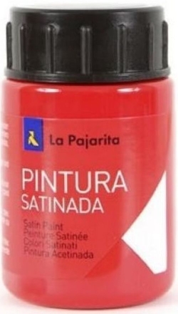 BOX OF 6 CUPS SATIN PAINT LA PAJARITA VERMILION L07