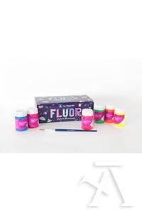 ESTOJO PINTURA FLUORESCENTE A PAJARITA 35ML CORES SURT.