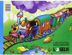 BLOC 10 PAPIER CARTON DE COULEURS 24X32CM SELVI