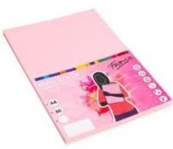 PACK A4 100H 80G COULEUR ROSA CLAIR FABRISA