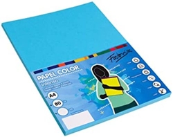 PACK A4 100H 80G COULEUR BLEU CLAIR FABRISA
