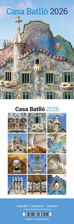 Cal. 2026 ST Mini (9x12 cm) Casa Batlló