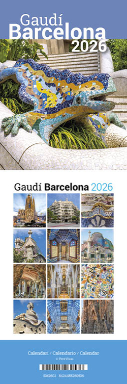 Cal. 2026 ST Mini (9x12 cm) Gaudí-1 (drac)
