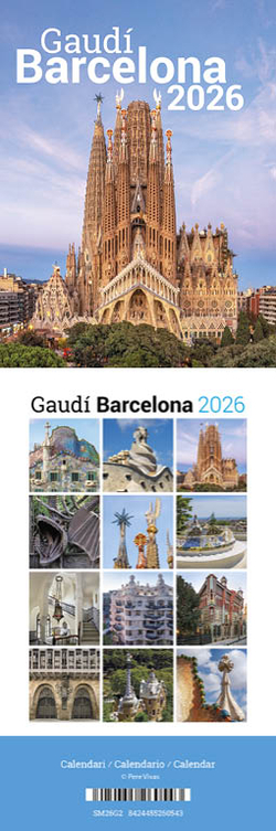 Cal. 2026 ST Mini (9x12 cm) Gaudí-2 (S. Familia)