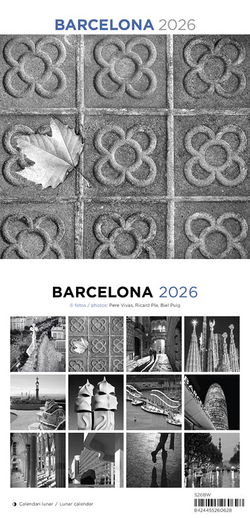 Cal. 2026 ST (14x15 cm) Barcelona Black & White